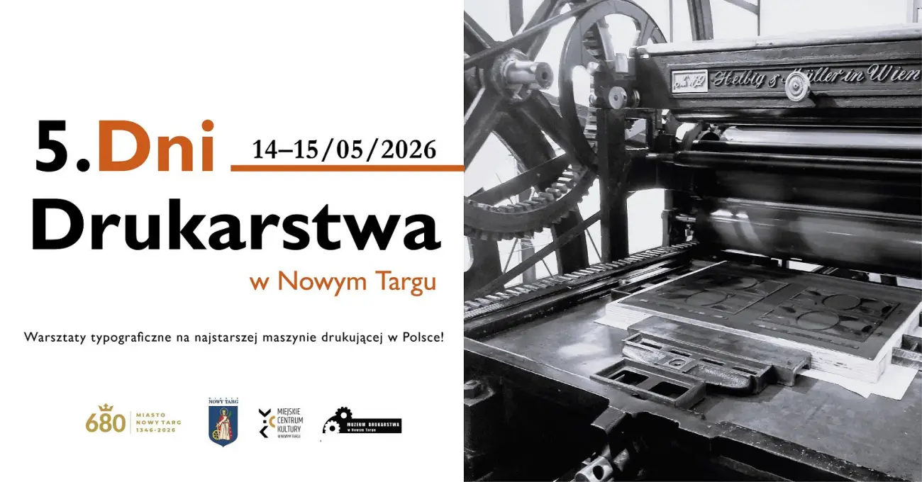 Najstarsza maszyna drukująca w Polsce znów ruszy w Nowym Targu, żywa historia druku wraca do Nowego Targu