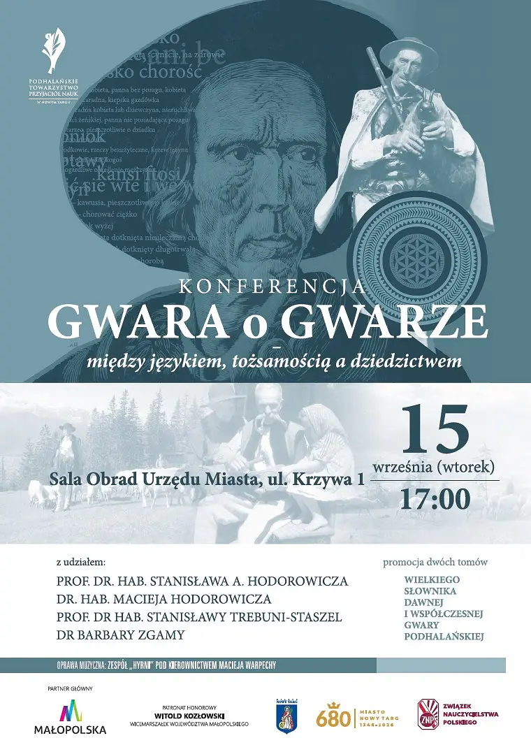 Słowa, które nie powinny zniknąć. W Nowym Targu będą rozmawiać o gwarze Podhala