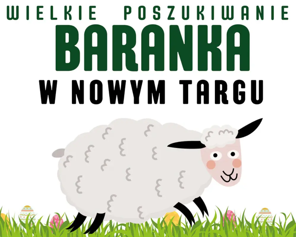 Wielkanocna gra terenowa w Nowym Targu. Poszukiwania baranków, 60 ukrytych pakietów czeka na mieszkańców