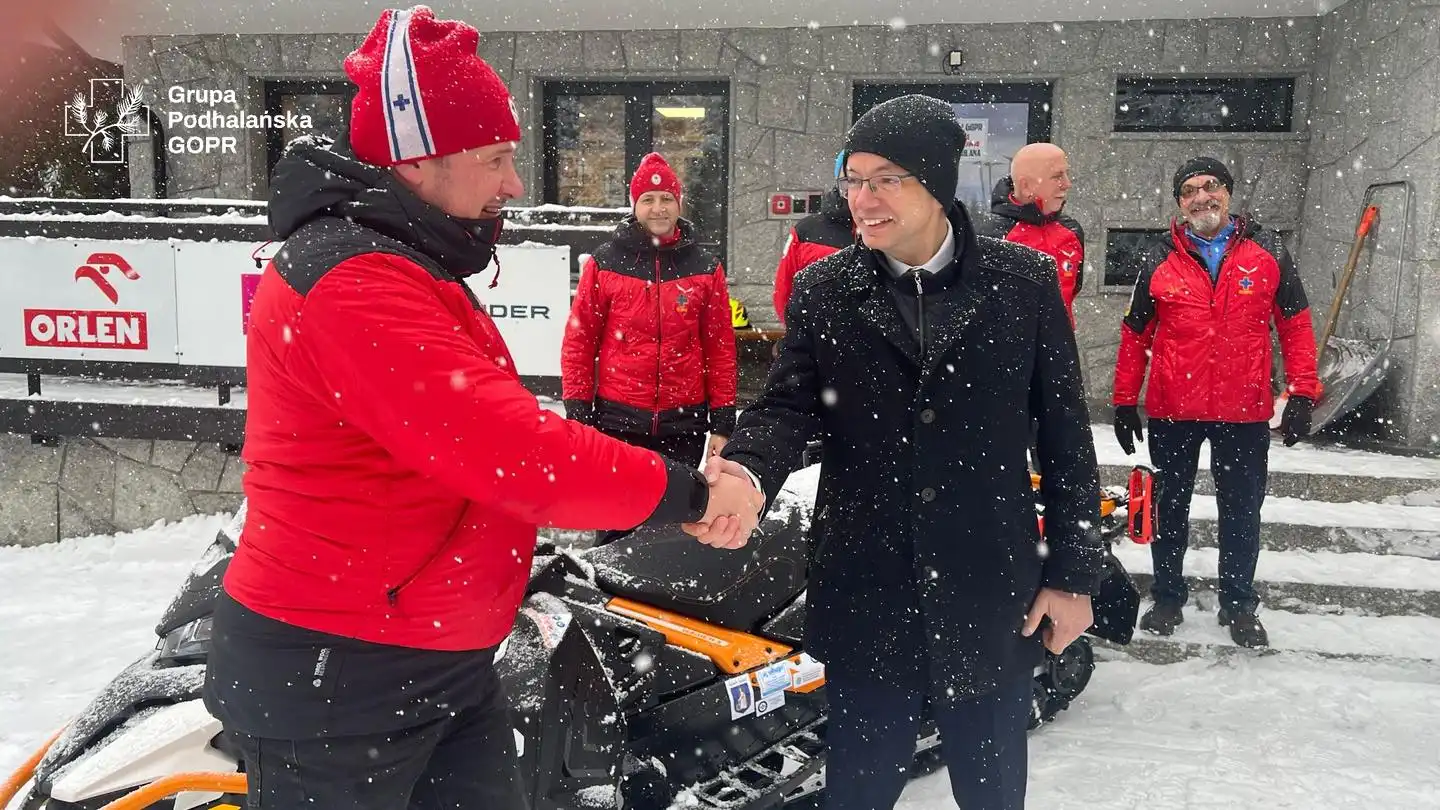 Ratownicy z Podhala z nowym wsparciem. Skuter pomoże w akcjach w górach