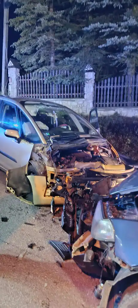 Czołówka w Leśnicy. 5 osób rannych, w tym dzieci