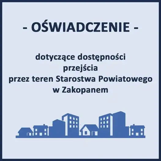 Starostwo w Zakopanem wyjaśnia dlaczego teren jest zamykany po godzinach pracy