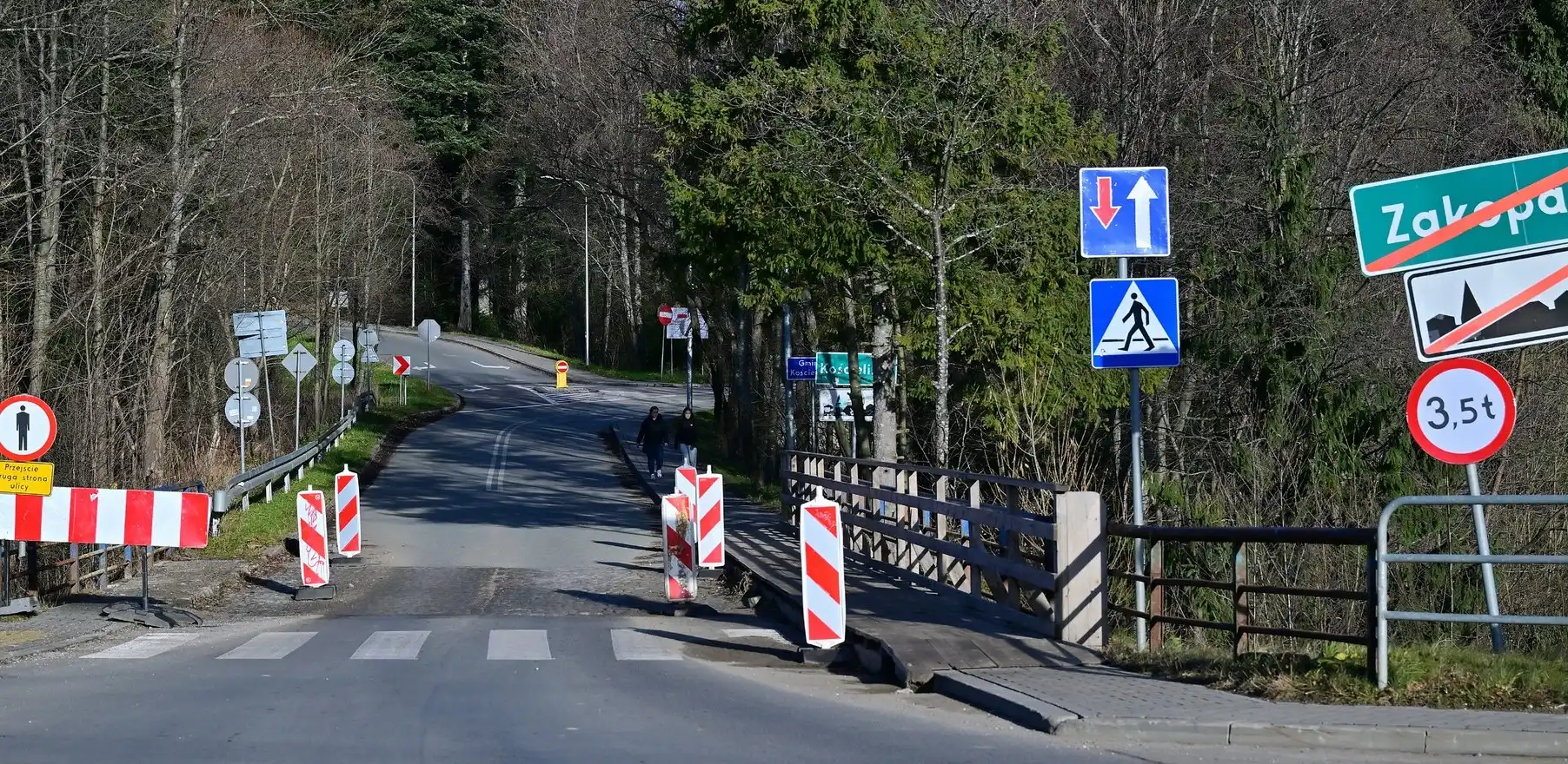 Zakopane modernizuje most. Tymczasowe utrudnienia dla pieszych i kierowców