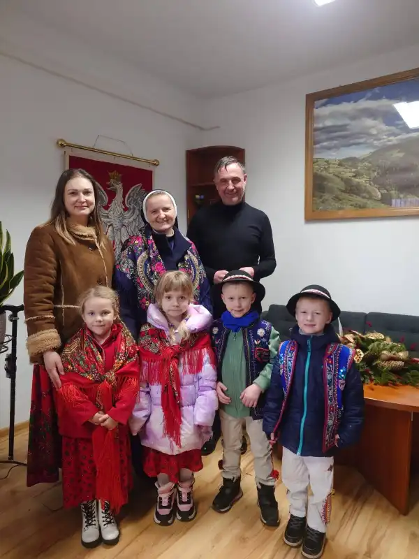 Radość, uśmiechy i świąteczne życzenia w Szczawnicy
