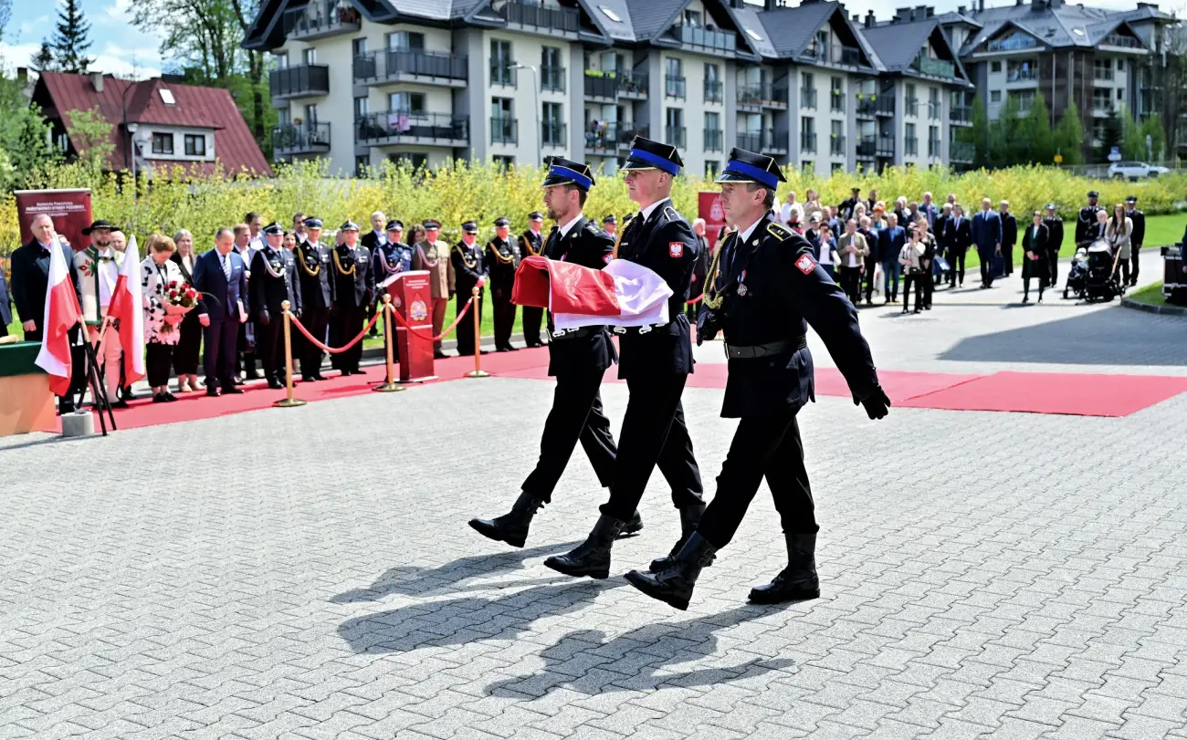 Strażacy świętowali w Zakopanem. Uroczysty apel i odznaczenia