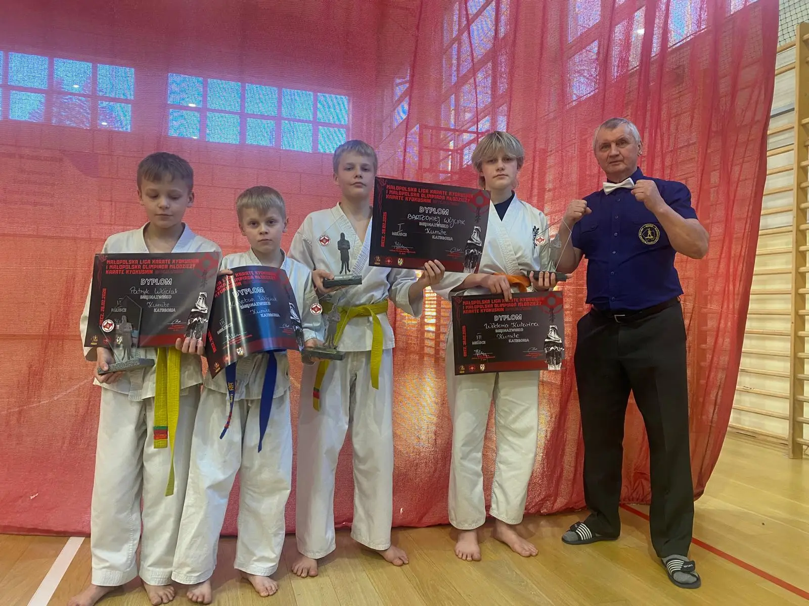 Nowotarska Yokozuna błyszczy w Małopolskiej Lidze Karate