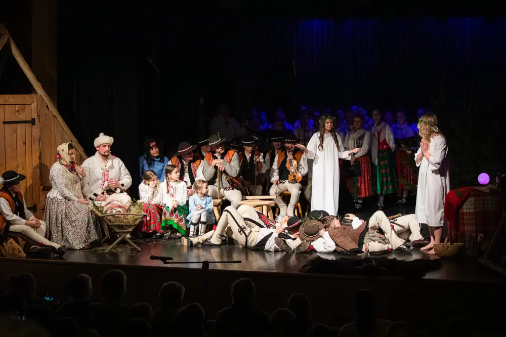 Góralska opowieść o narodzeniu Jezusa w Ludźmierzu