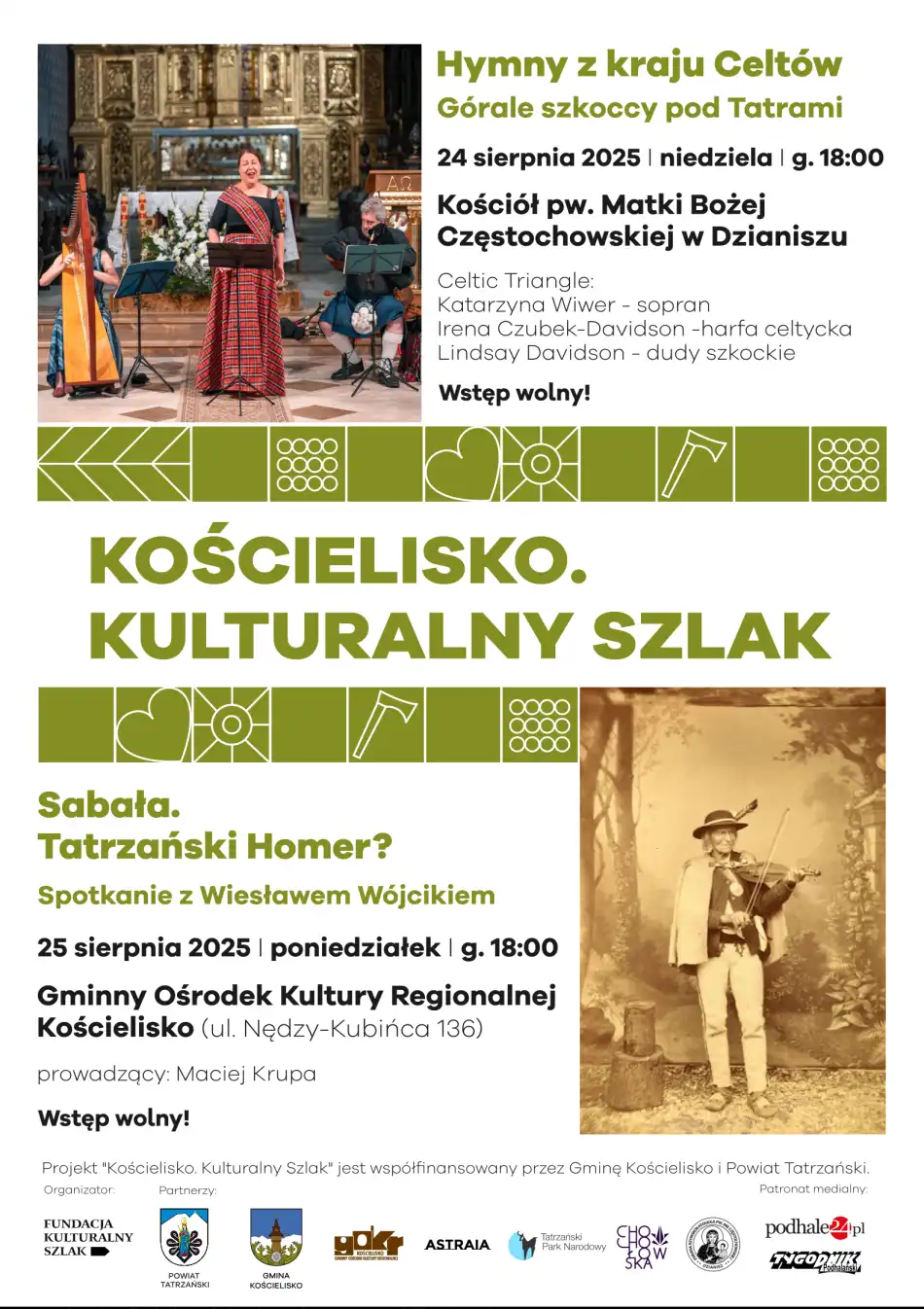 Kościelisko. Kulturalny Szlak 2025. Finał wydarzenia już w ten weekend