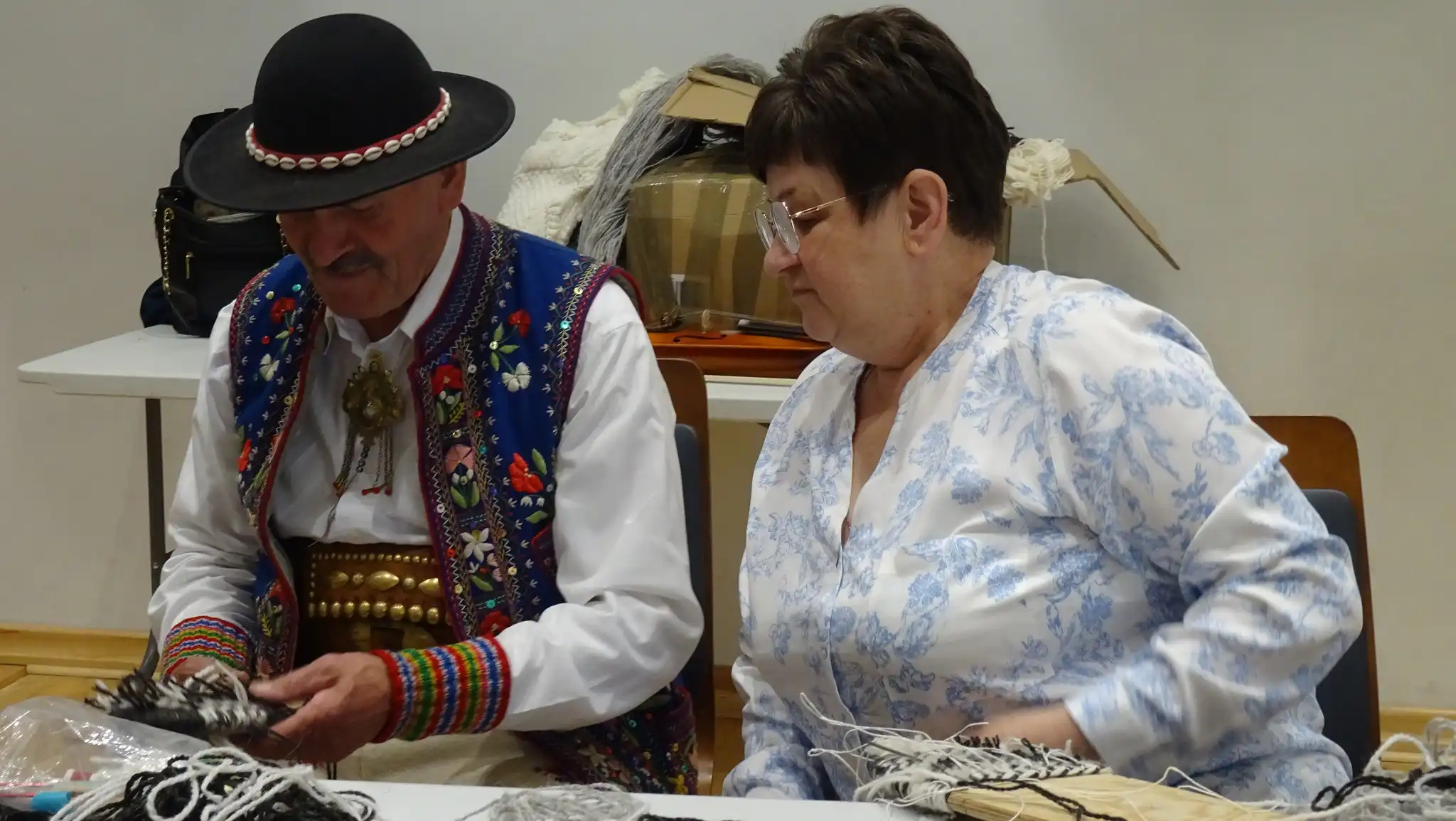 Ostatnie warsztaty rękawic furmańskich w Krościenku nad Dunajcem