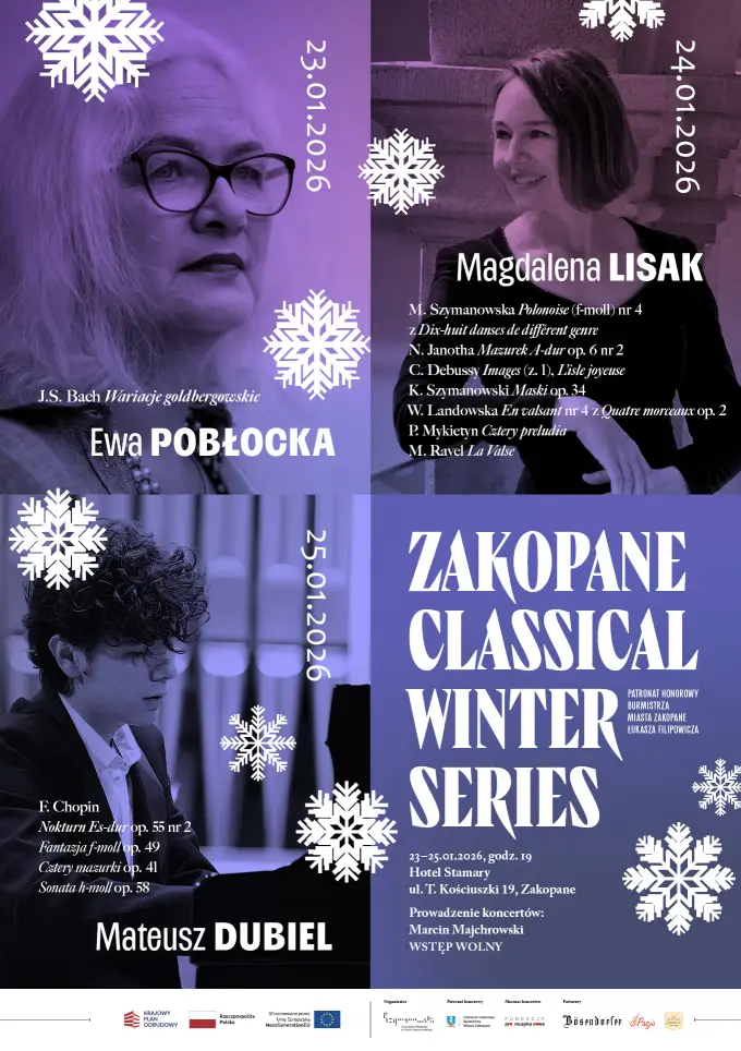 Zakopane zimową stolicą muzyki klasycznej. Nowy cykl koncertów