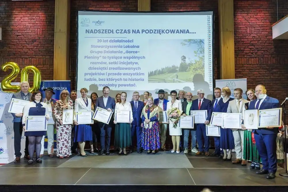 20 lat LGD Gorce-Pieniny. Jubileusz pełen wspomnień i podsumowań