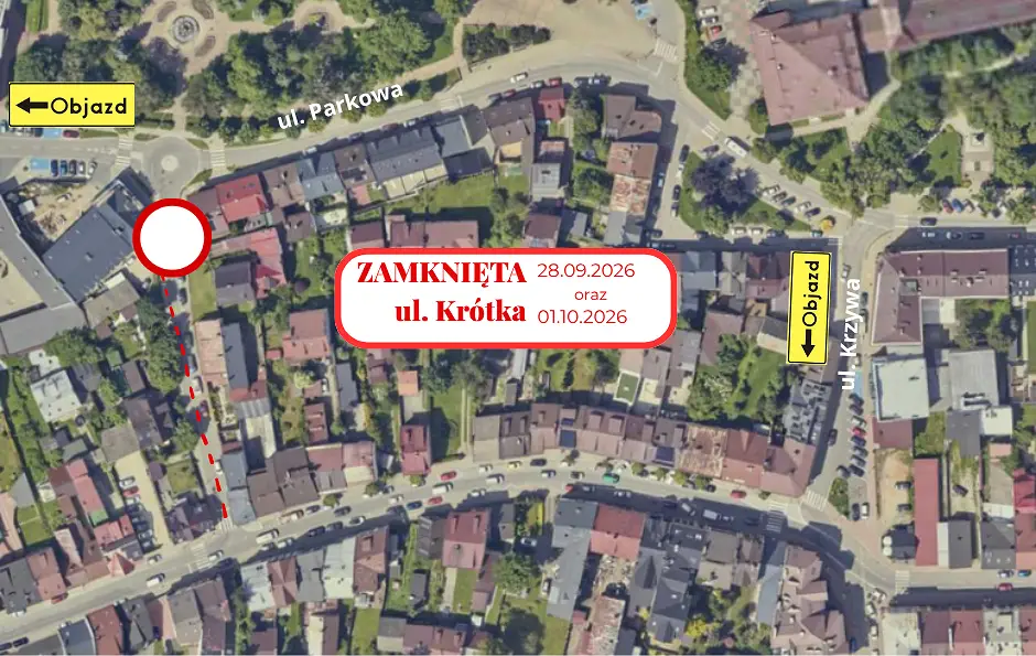 Ważna ulica w centrum Nowego Targu będzie nieprzejezdna. Wyznaczono objazd