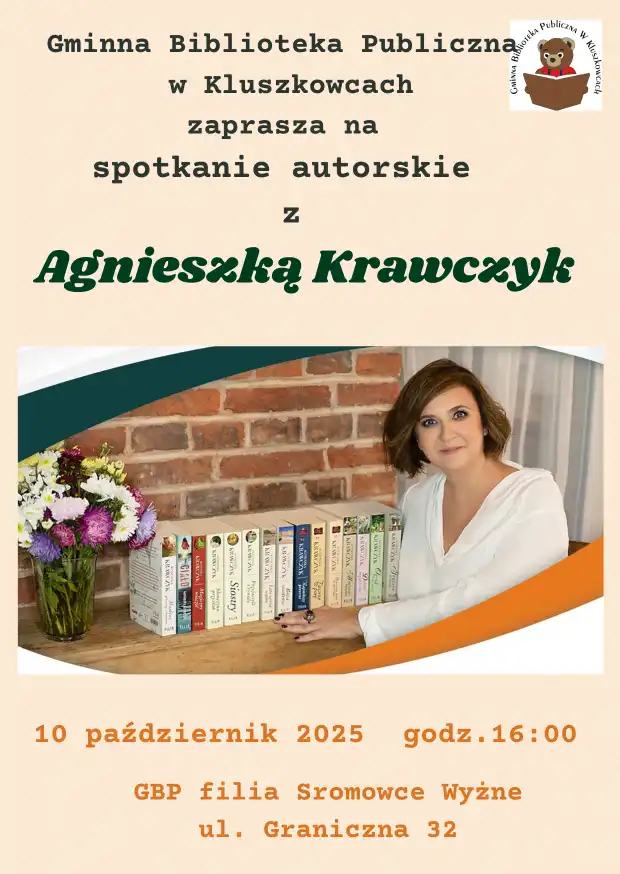 Spotkanie z Agnieszką Krawczyk w Sromowcach Wyżnych