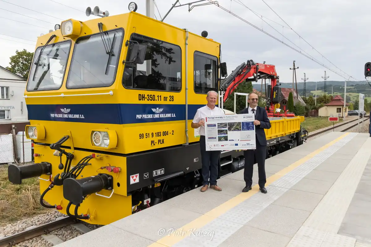 Rabka-Zdrój z nową kolejową odsłoną. Zakończono modernizację linii 104