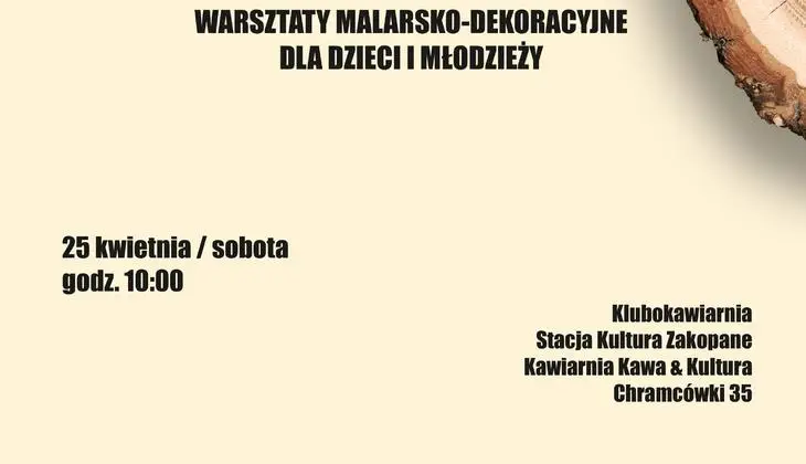 Drewniane historie ożyją w Zakopanem. Ruszają zapisy na warsztaty