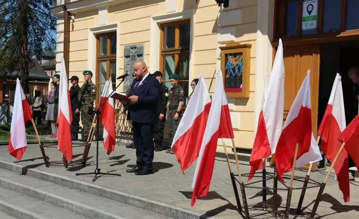 Mieszkańcy Nowego Targu świętowali rocznicę Konstytucji