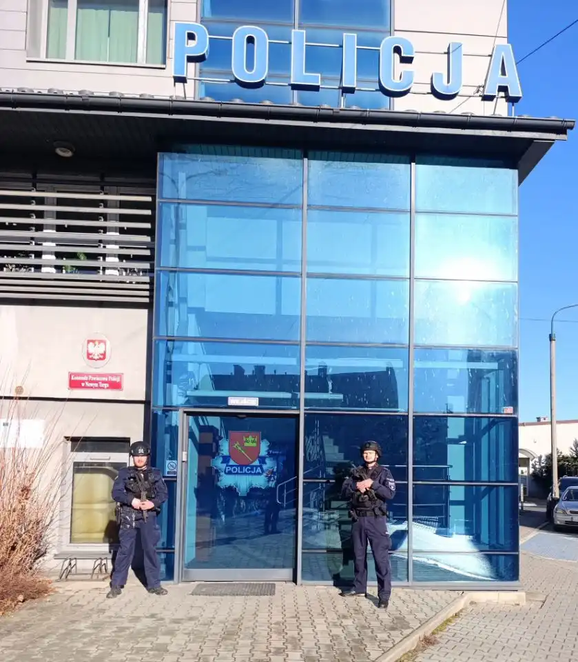 Nowotarska Policja w gotowości. Udany alarm ćwiczebny