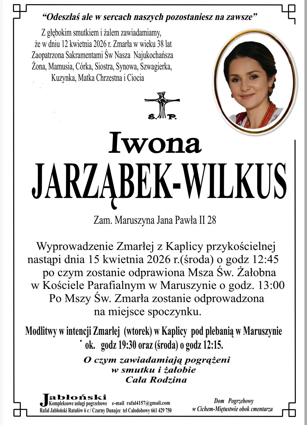 Zmarła Iwona Jarząbek-Wilkus, dyrektor Szkoły Podstawowej w Sierockiem