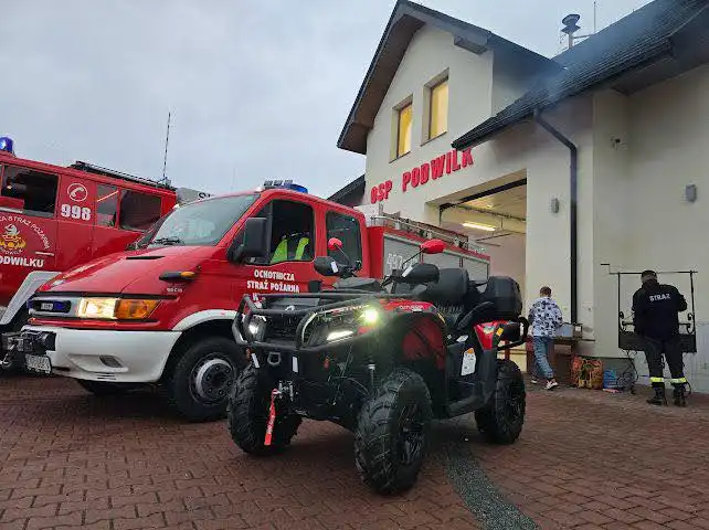 Nowy quad w OSP Podwilk. Strażacy szybciej na miejscu akcji