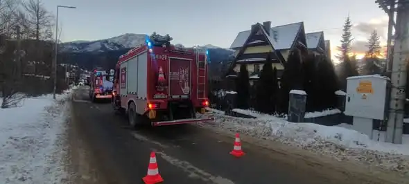 Pożary i kolizje. Strażacy interweniowali w Kościelisku, Jabłonce i Białym Dunajcu