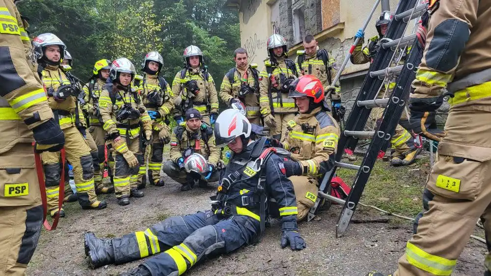Trzy dni intensywnych ćwiczeń strażaków w Kościelisku