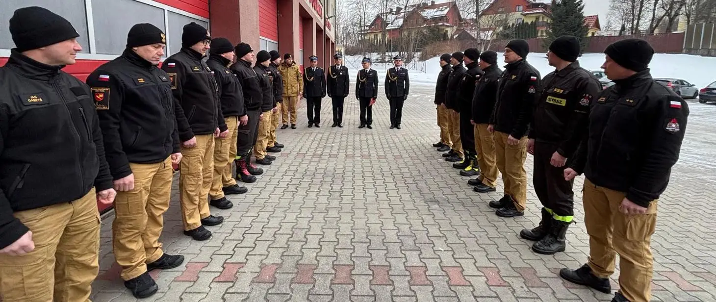 Nowy dowódca obowiązków w jednostce straży pożarnej w Rabce-Zdroju