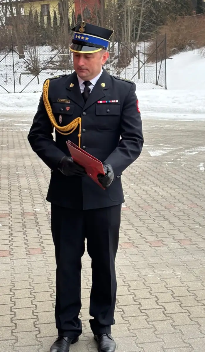 Nowy dowódca obowiązków w jednostce straży pożarnej w Rabce-Zdroju