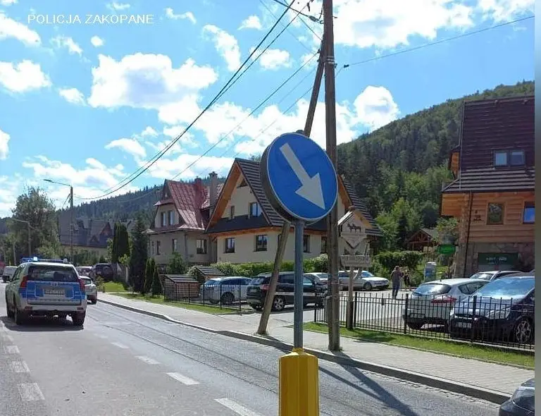 36-latka potrącona w Zakopanem. Kierowca dostał 3000 zł mandatu